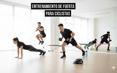 entrenamiento de fuerza para ciclistas