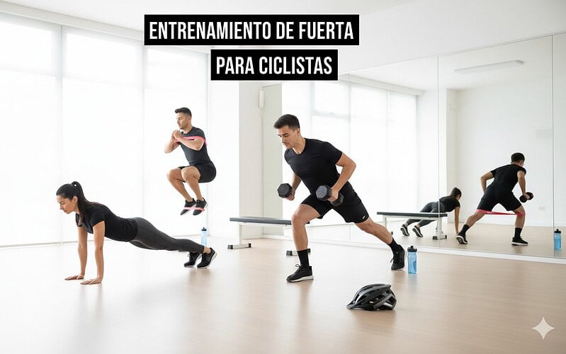entrenamiento de fuerza para ciclistas