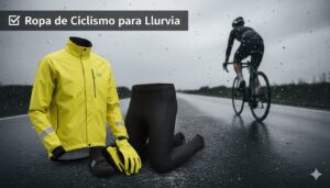 Ropa de ciclismo para lluvia