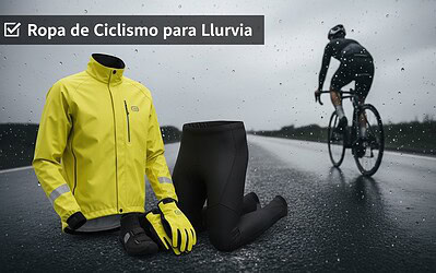Ropa de ciclismo para lluvia