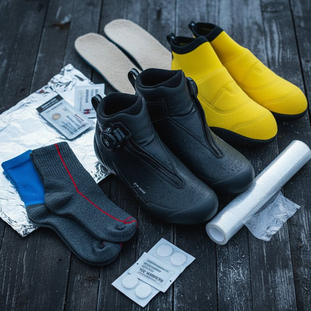 Cómo combatir el frío en los pies montando en bici