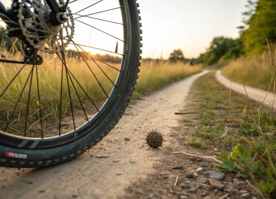 abrojo pincha ruedas bicicletas