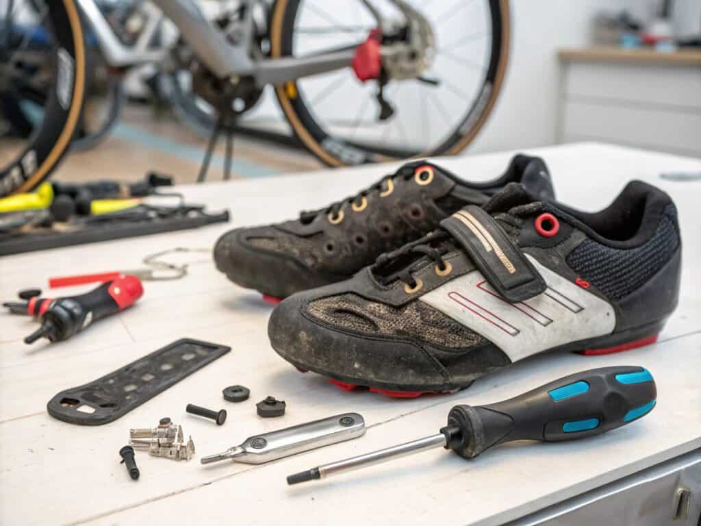 Cómo cambiar las calas desgastadas de tus zapatillas