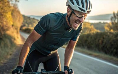 dolor de espalda en bicicleta