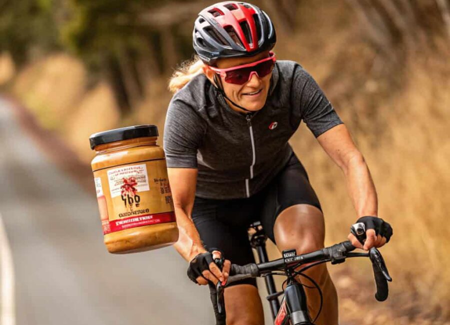 mantequilla mani ciclismo