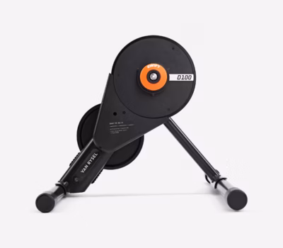 rodillo entrenamiento van rysel d100 zwift click and cog