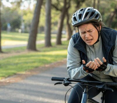 Sientes hormigueo en las manos al montar en bici
