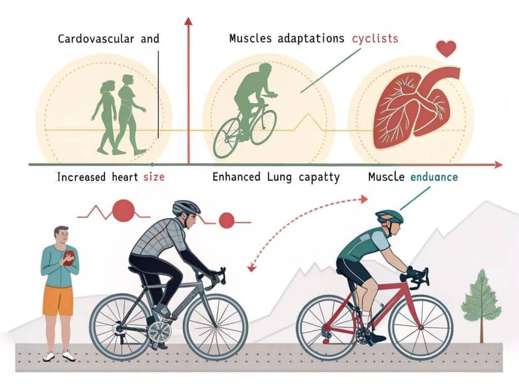 adaptaciones cardiovasculares y musculares en ciclismo
