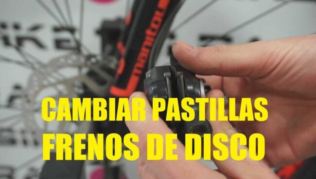 tutorial como cambiar las pastillas de freno de disco de la bicicleta