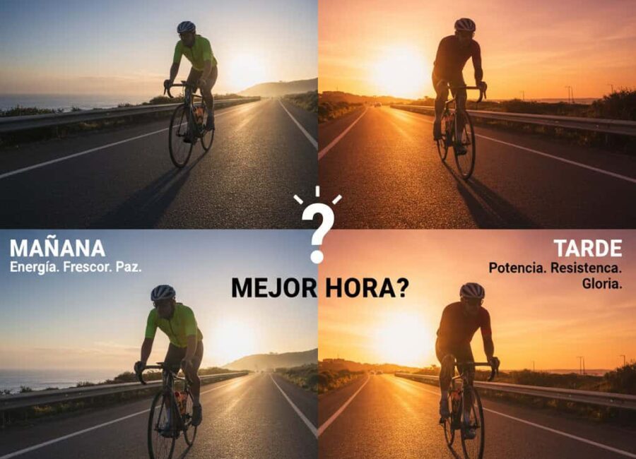 ¿Mañana o tarde? La mejor hora para entrenar en bici