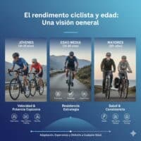 El rendimiento ciclista y la edad: Una visión general