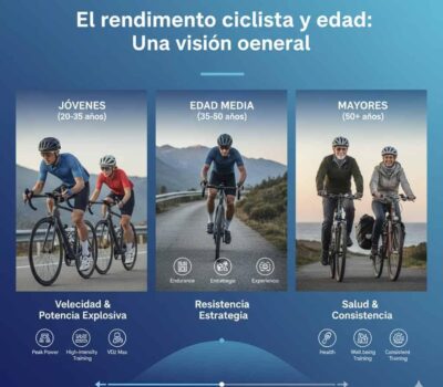 El rendimiento ciclista y la edad: Una visión general