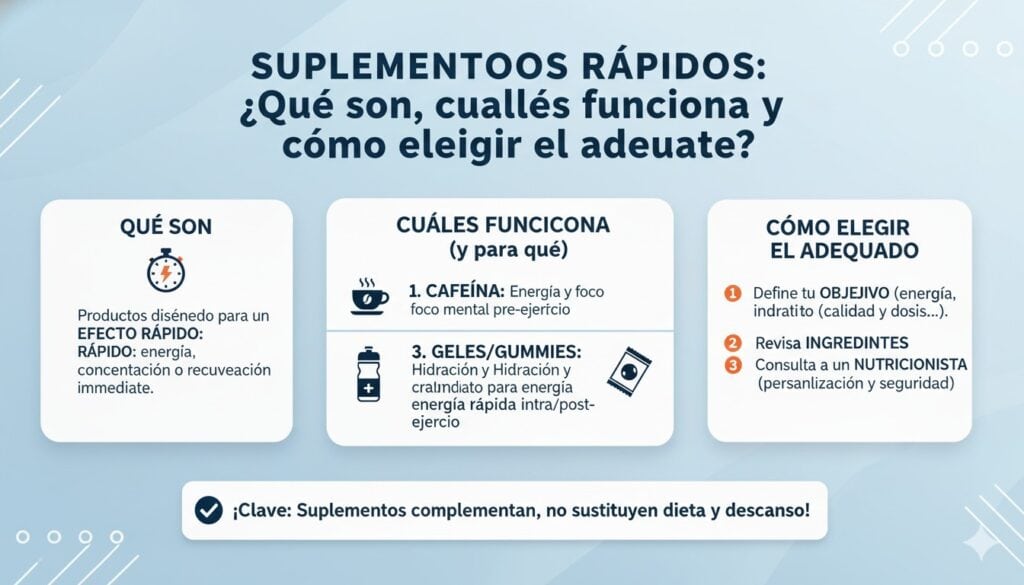 Suplementos rápidos