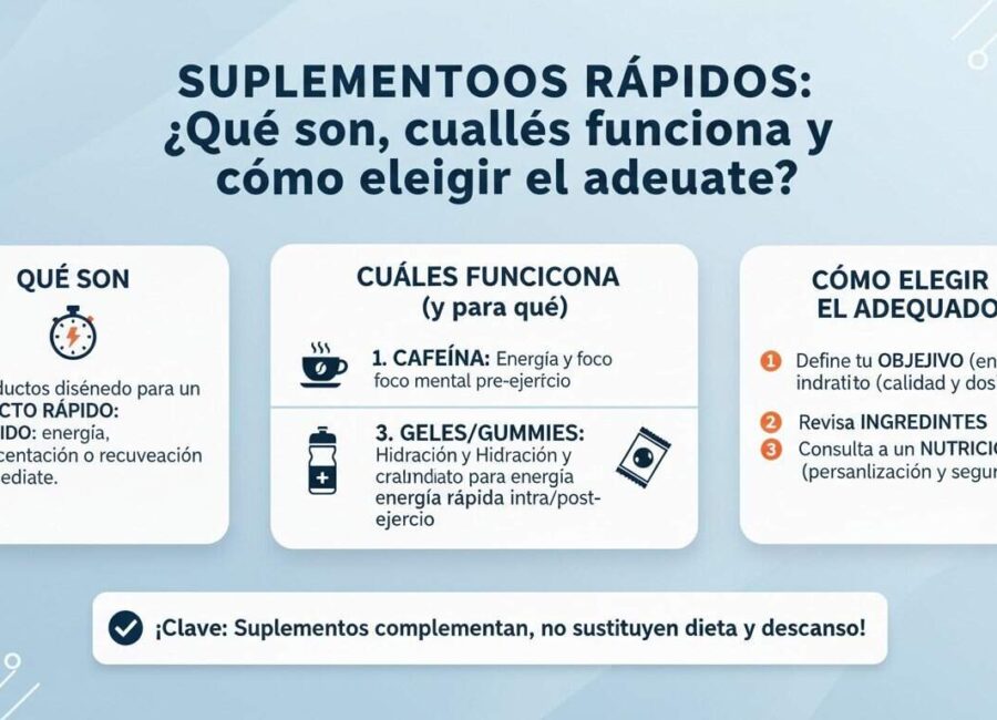 Suplementos rápidos