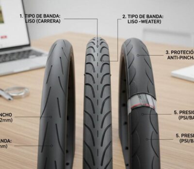 Como elegir una cubierta para una bicicleta de carretera