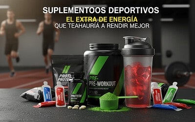 Suplementos deportivos: el extra de energía que te ayudará a rendir mejor