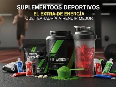 Suplementos deportivos: el extra de energía que te ayudará a rendir mejor