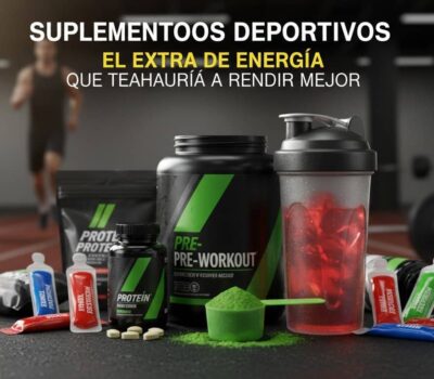 Suplementos deportivos: el extra de energía que te ayudará a rendir mejor