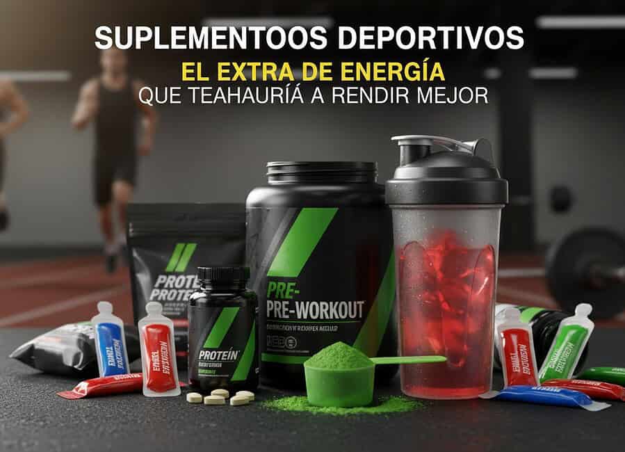 Suplementos deportivos: el extra de energía que te ayudará a rendir mejor