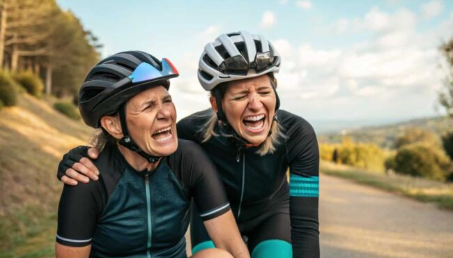 dolor de gemelos al montar en bici