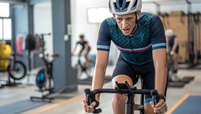 entrenamiento de ciclismo de una hora