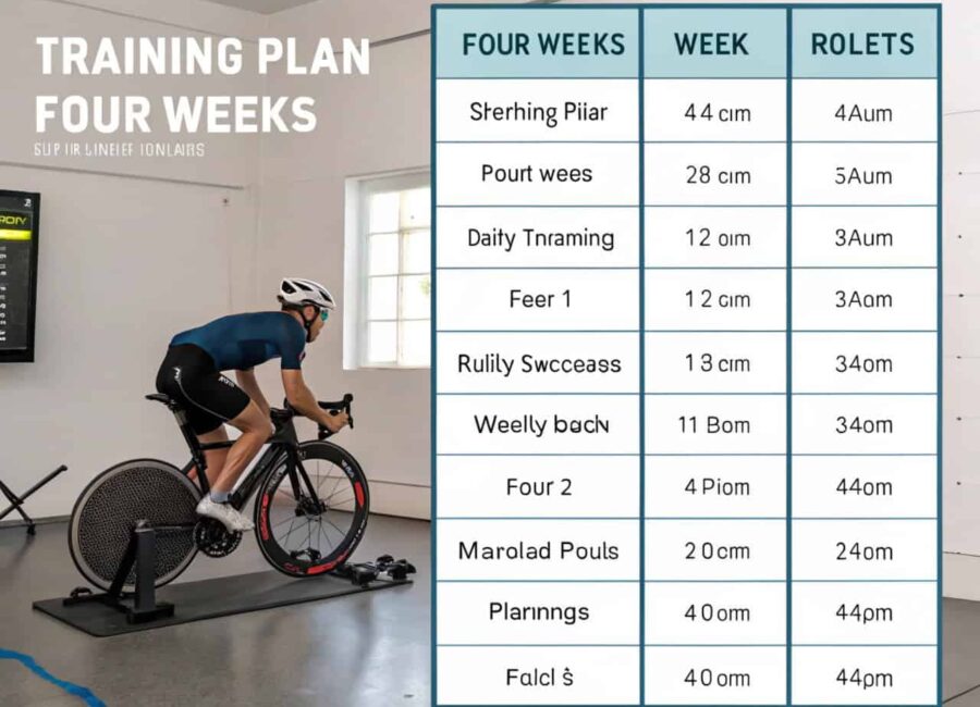 entrenamiento en rodillo plan para 4 semanas para