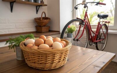 huevos y ciclismo