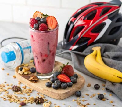 imagen de un batido para entrenamiento de ciclismo
