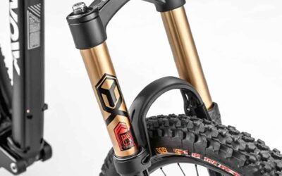 imagen horquilla de una bicicleta de monta a
