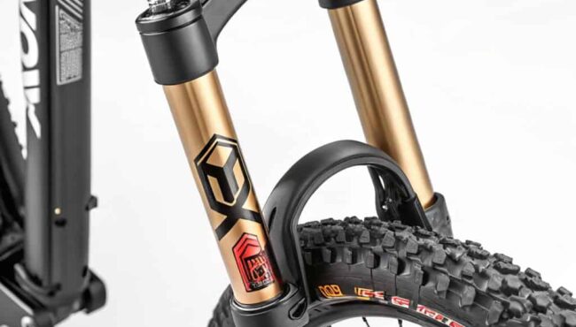 imagen horquilla de una bicicleta de monta a