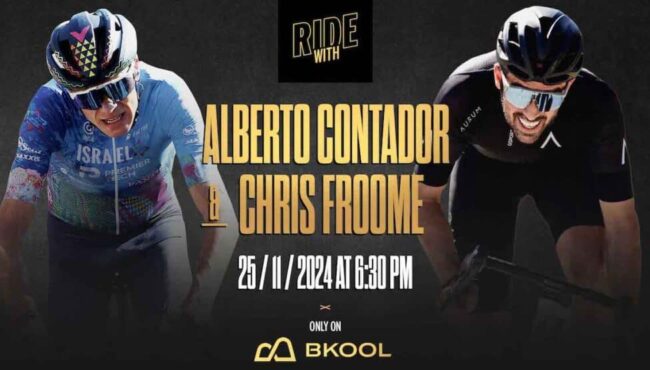 pedalear con Froome y Contador