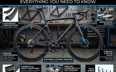 Ruedas de carbono para bicicletas