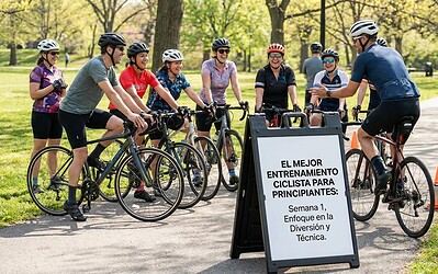 El mejor entrenamiento ciclista para principiantes