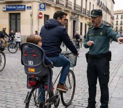 Legalidad sillas para bicicletas en España