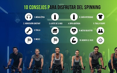 Diez consejos para disfrutar del spinning 🚴‍♀️🔥