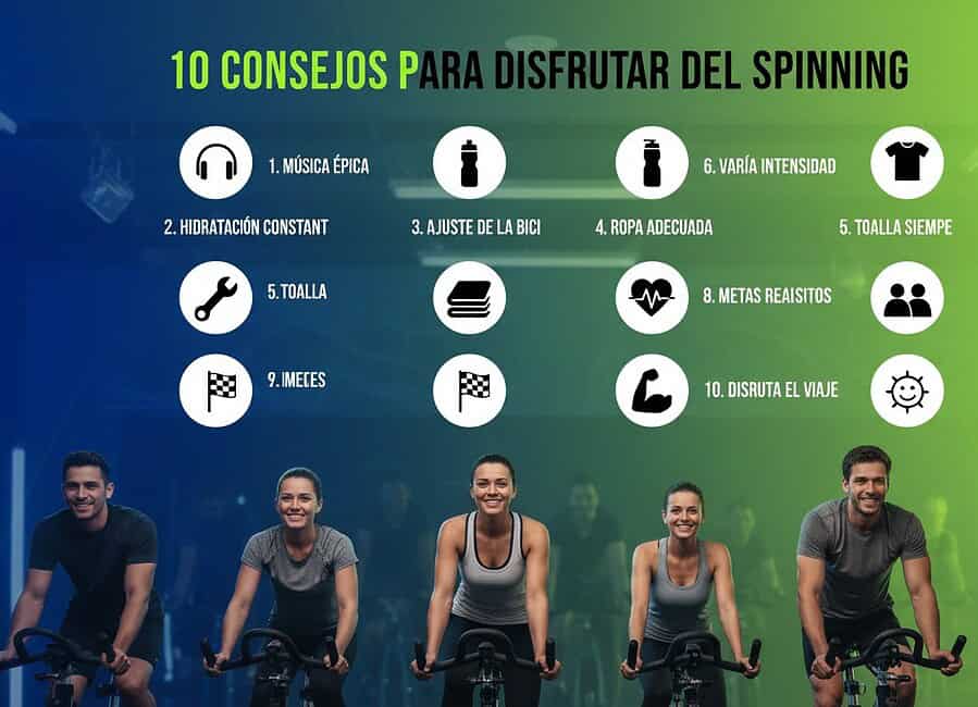 Diez consejos para disfrutar del spinning 🚴‍♀️🔥