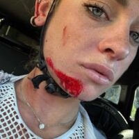 Letizia Paternoster sufre una fuerte caída durante entrenamiento en España