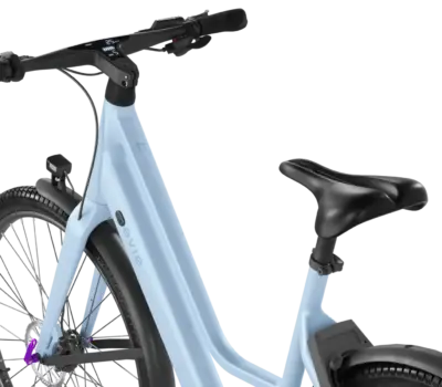 Stylish Step Through Ebike in Dreamy Blue Color Elegant Design 2048x2048