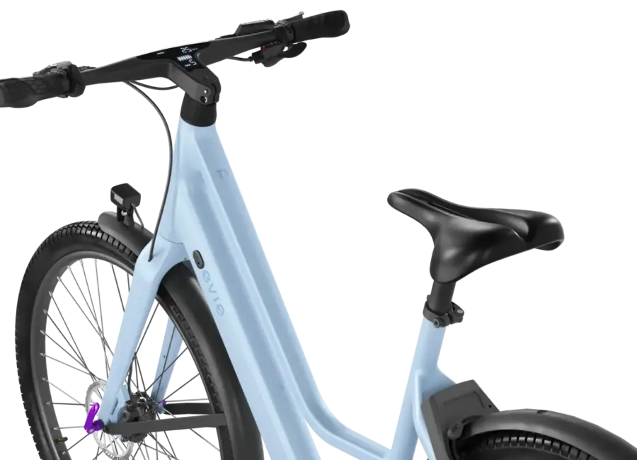 Stylish Step Through Ebike in Dreamy Blue Color Elegant Design 2048x2048