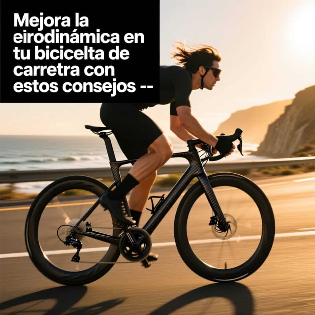 Mejora la aerodinámica en tu bicicleta de carretera con estos consejos