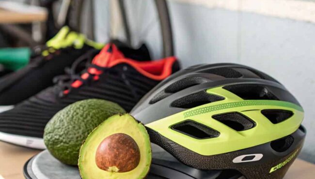 aguacate en la rutina ciclista