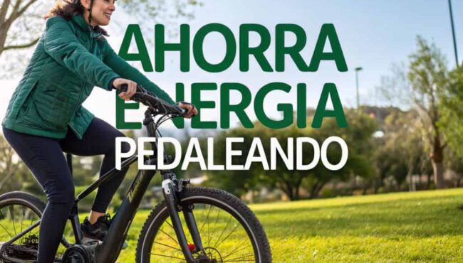 ahorra energia pedaleando