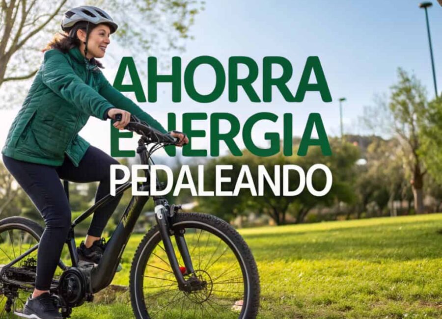 ahorra energia pedaleando
