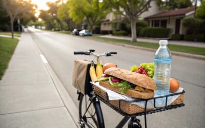 alimentaci n encima de la bicicleta