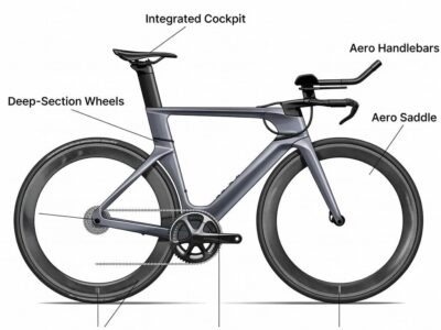 Mejora la aerodinámica en tu bicicleta de carretera con estos consejos
