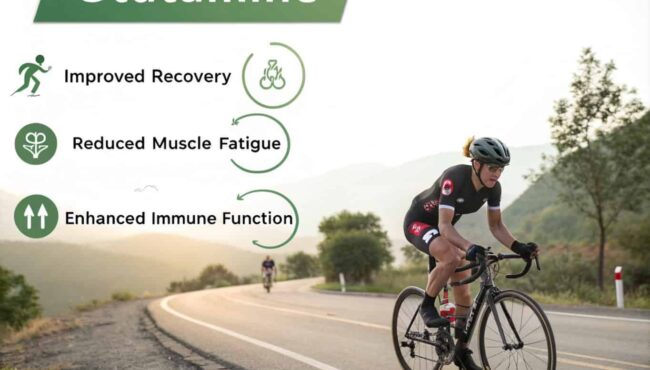 beneficios de la glutamina en el ciclismo