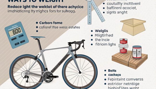 c mo reducir el peso de una bicicleta