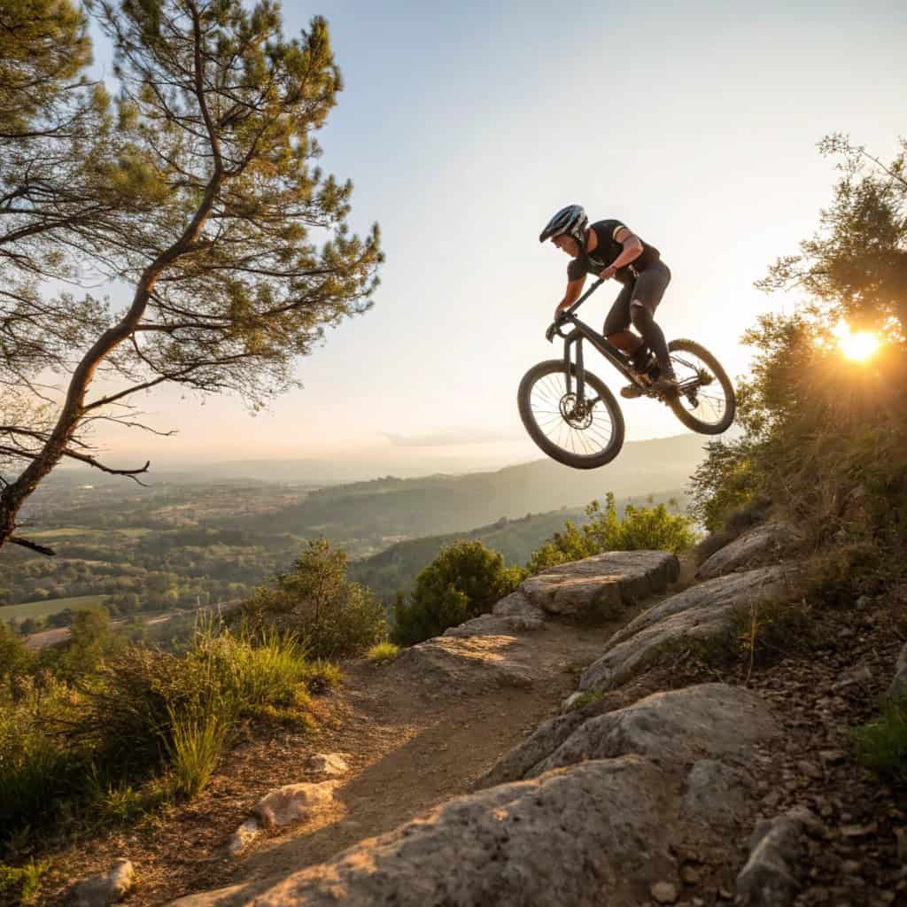 Cómo bajar rápido en bicicleta