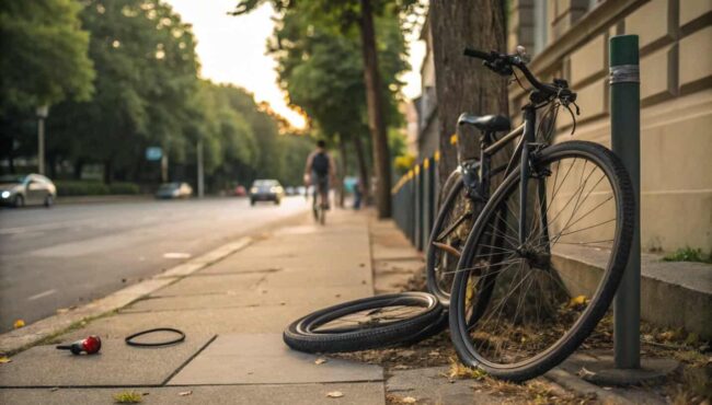 desinflan los neum ticos de la bici