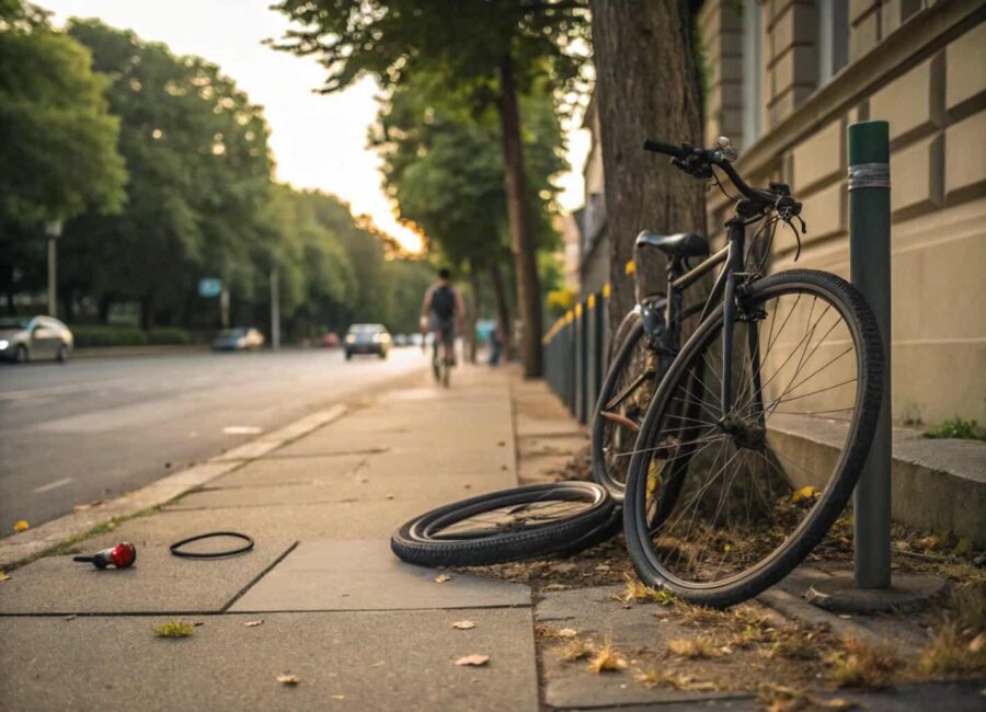 desinflan los neum ticos de la bici